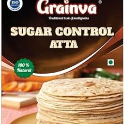 Grainva Diabetic Atta Sugar Free Flour | Helps Control Blood Sugar Levels Naturally | Low Carbs | High Protein | High Fiber | Diabetic Friendly | Multi Millet Mix Atta 500gm-image-18