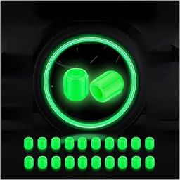 | Green | Luminous Wheels Cap Tire Valve Stem, Glow Luminous at Night, Air Caps Cover Fluorescent, Illuminated Auto Car Wheel Valve Stem Caps Cover Set of 4 Compatible with Nissan Titan-picture-24