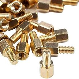 3NH® 100pcs Brass Hex Standoff Spacer Screw Female to Male 5mm+6mm M3 3mm Y3T5-image-41