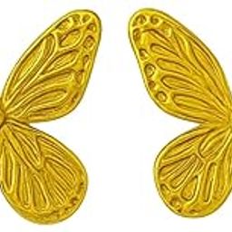 Gold-Plated Stainless Steel Korean Earrings For Women|Gifts for Women & Girls|Wedding and Christmas Gifts|Rakhi Gift for Sister|Valentines day gift|Earrings for women stylish-image-87