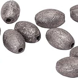 AUF FISHING SHEESH Lead Sinker Weight for fresh and saltwater fishing (PACK of 10PCS) (20gm)-image-4