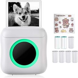 ELECDON Mini Pocket Printer, Wireless Bluetooth Thermal Printer for iPhone & Android, Portable Inkless Label Printer for Photos Pictures Receipt Memos Notes Work List-3