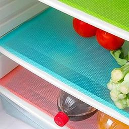 KIPSOME Refrigerator Liners, Washable Refrigerator Liner and Mats, Glass Shelf Liners, Protect Against Spills, Waterproof Placemats for Refrigerators (Blue, Pack of 8)-image-17