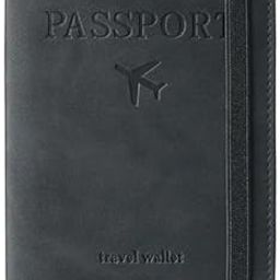 Faux Leather Premium Passport Holder for Men and Women Passport Cover Case Wallet with Credit/Debit Card, Id Card, RFID Protected Travel Document Accessories Organiser (Green)-image-81