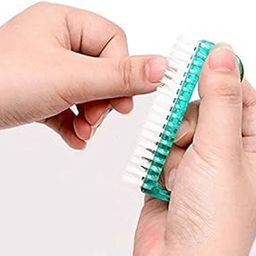 FOK Set Of 2Pc Handle Grip Nail Brush Hand Finger Toe Nail Cleaning Brush Manicure Pedicure Scrubbing Cleaner-image-13