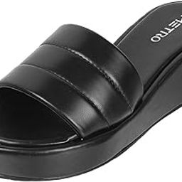 metro Women's Wedge Heel Fashion Slip-on Sandals-picture-44