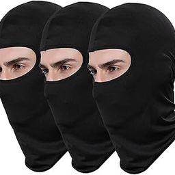 PROBEROS® 3Pcs Full Face Anti-Pollution Balaclava Full Mask, Breathable Bandana for Dust Protection & Sun Anti Bacterial Multipurpose Headband for Cycling Skiing Outdoor Activities-image-58