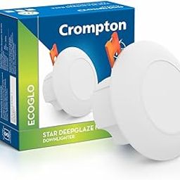 Crompton Domestic Recess LED Deep Cut Down Lighter Star Deep Glaze 3W (Cool Day Light, Pack of 1)-16
