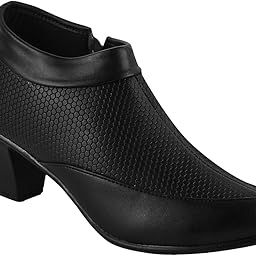 Latest and Stylish Block Heel Extra Cushion Inner Sole Boots with Zip Look for Womens and Girls-image-71