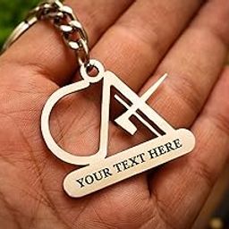 Chartered Accountant - CA Personalized Keychain - Stainless Steel Customizable Engraved Key Ring with Names - Best Gift For CA-15