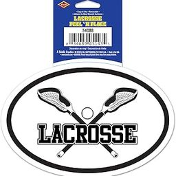 Beistle Lacrosse Peel-Feet 'N Place, 6-Inch, White/Black-picture-18
