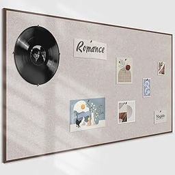 Large Cork Board Felt Wall Tiles 48"x36", Decorative Felt Bulletin Board Cork Boards Alternative Pin Board Notice Boards for Home Office School-image-56