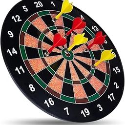 Kids Mandi® Magnetic Dart Board Set - 13 Inch Wide with 6 Magnetic Darts | Safe Dartboard Target Board Game Set | Score Dartboard Kit Set for Indoor and Outdoor (34 Cm Diameter)-30