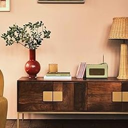 Modern Solid Wood TV Stand Stylish Media Sleek Entertainment Ample Storage & Elegant Design (42D* 147W* 29H* CM).-picture-17