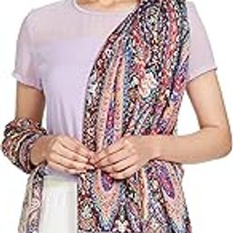 Women's Soft Bamboo Scarf, Stoles, Wraps (soft Bamboo) - Paisley Garden-image-26