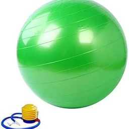GBEX Anti-Slip Heavy Duty, Extra Thick Swiss Anti-Burst PVC Exercise Gym Ball Size(75 cm) with Pump (Assorted) (Multi Color) (Pack of 1)-image-129