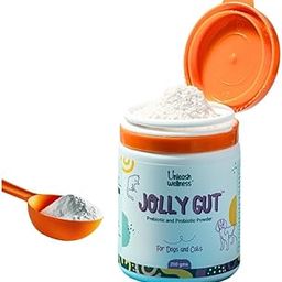 Unleash Wellness Jolly Gut Pre & Probiotic Gut Health Supplement for Dogs & Cats Improves Gut Health & Immunity | Prevents Diarrhea & Indigestion & Bowel Support | Suitable for All Breeds & Ages 200gm-image-86