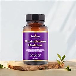Roopayur Glutathione Radiant Skin Capsules – Advanced Skin Brightening & Detox Supplement | Anti-Aging, Antioxidant & UV Protection | 60 Veg Capsules for Glowing & Healthy Skin-image-74