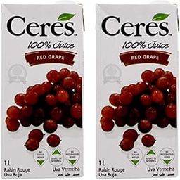 Ceres Red Grape Fruit Juice No Sugar Added, 33.81 fl oz ℮ 1000 ml, 2 Pack-image-27
