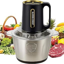 BIYALI Electric Food Processor 500W – Heavy Duty Stainless Steel Bowl With 4 Layer Blades, Ergonomic Handle – 3 Speed Setting for Fast Grinding, Chopping Vegetables & More - 1Pcs-image-36