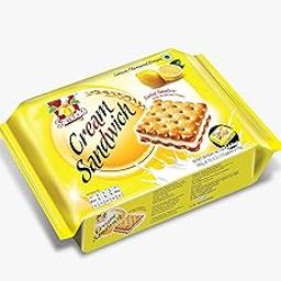 Samudra Lex Cream Sandwich Biscuits (Lemon Flavour) - 190 gm-image-50