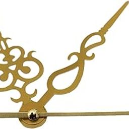 BanteyBanatey® Designer Clock Hands Set | DIY Clock Making Kit for Elegant Timepiece Crafting with Fancy Metal Needles Golden Color (Pack of 2 Sets)-19