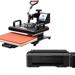 Print Digits | 5-in-1 Combo with Sliding Drawer Heat Press Machine – Complete Setup and Free Samples-6
