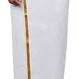 RAMRAJ trending cotton solid adjustable dhoti for mens-26