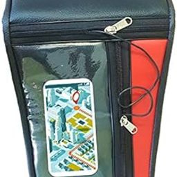 Supreme - Tank Bag with Mobile Display - Touch Sensitivity for Pulsar 135 LS DTS-i- | Black & Red |-22