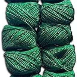 ZM Cotton Thread for Tying Flowers and Craft Work/Pack of 10 (Medium Size)-image-61