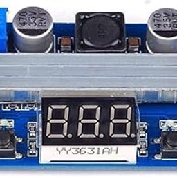 LTC1871 Boost Power Module High Power DC-DC 100W Adjustable Output 3.5-35v Step up Power Supply Converter Module Board with LED Digital Display Voltmeter-36