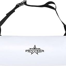 Penveer Football Hand Warmer Pouch Youth & Adult, Waterproof Hand Warmers Football with Zip Pocket and Adjustbale Belt (White, Youth)-image-45