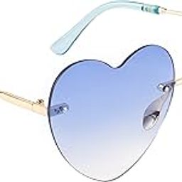 UV Protected Rim-Less Over Sized Sunglasses for Women (AS-18044-89)-image-55