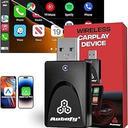 Autofy K1 Wireless Carplay Adapter & Android Auto WirelessAdapter Car Accessories AutoReconnect Converts Wired-to-Wireless Carplay AndroidAuto for USB Type A & Type C Car Ports No App Need-image-11