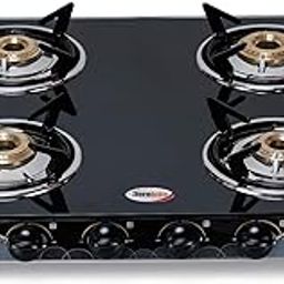 HORNBILLS LPG Premium 3D Pan Support with Toughened Glass Stainless Steel Automatic Ignition Gas Stove 4 Brass Burners 1 Year Warranty By Hornbills Appliances-image-31