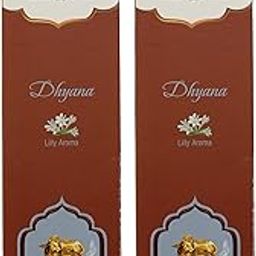 Gowdurbar Flower Incense Sticks – 90g [Pack of 2] Dhyana - Lilly Aroma | 100% Natural | Ancient Formula for a Pure & Pleasant Environment-image-56