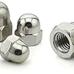 Rely® M4 Thread Dome Head Cap Nut (25 Pcs) - Stainless Steel 304 Top Hex Acorn Crown for Vehicle Tyre, DIY Projects, Furniture, Home Improvement-0