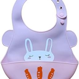 Babyhood Silicone Baby Bib for Feeding & Weaning Babies & Toddlers, Waterproof, Washable & Reusable, Non Messy Easy Cleaning, No Bad Odour, Adjustable Neckline with Buttons-picture-18