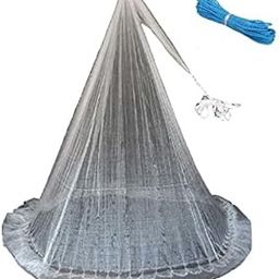Das Departmenal Store's Hand Throwing 8 Feet Height Fishing Bait Cast Net (1 X1 cm)-1