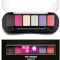 LAKMÉ Elle18 Shimmery Eyedrama Powder Palette 02Flirty, 1 Count,Multicolor-picture-40