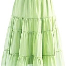 Floor Length Ruffle Skirt-image-37