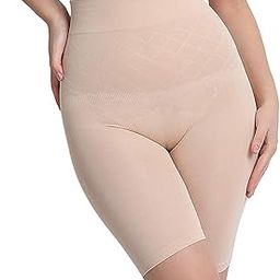 Krishna Enterprise Women Body Shaper Tummy Control Shapewear High Waist Mid-Thigh Slimmer Shorts Underwear Butt Lifter Bodysuit cream-image-83