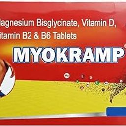 Myokramp Tablets -Ideal Supplement For Diabetic & Cardiac Wellness & Improves Bone, Joint, Muscle Strength Multifunctional Stress Buster - Improves Sleep & Relieves Fatigue & Muscle Cramp & Stiffness-18
