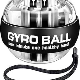 Wearslim Power Auto Start Spinner Gyroscopic Wrist and Forearm Exerciser Strengthener, Gyro Ball with Dynamic LED Lighting - Advance Level-image-20