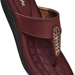 EXTRA SOFT Women's Comfortable Memory Foam Doctor Slippers/Flip-Flops|Fashionable Casual & Stylish|Lightweight & Breathable|Outdoor Synthetic Casual Chappals Sandals Ladies & Girls HF23-image-62