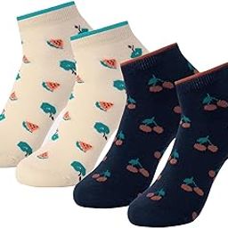 Womens Low Show Socks-image-90