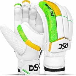 DSC Intense Attitude Leather Cricket Batting Gloves, Mens Right (Red Purple)-image-63