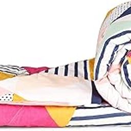 Livpure Smart Microfiber All Weather Reversible Comforter, Multi-Colour, Rich Pyramid Pattern,Double Size 100 GSM| TC - 100-image-54