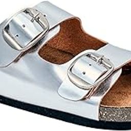 Women’s Slip-On Comfort Sandals – Compass Silver | Lightweight, Anti-Skid Flats for Effortless Style-picture-22