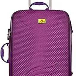 Check in Suitcase (70 CM) - Cabin Luggage(24 INCH) Expandable Soft BOTY POLISTER.Trolley Bag (Purple)-image-43